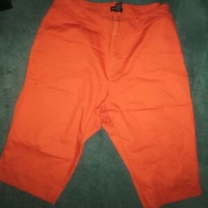 Ashley Stewart Orange Capris